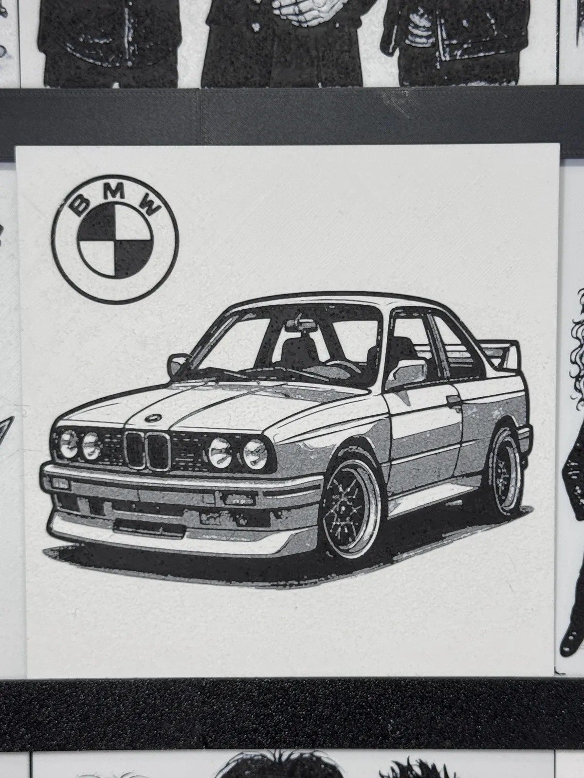 Hue Forge Karikatur 3er BMW