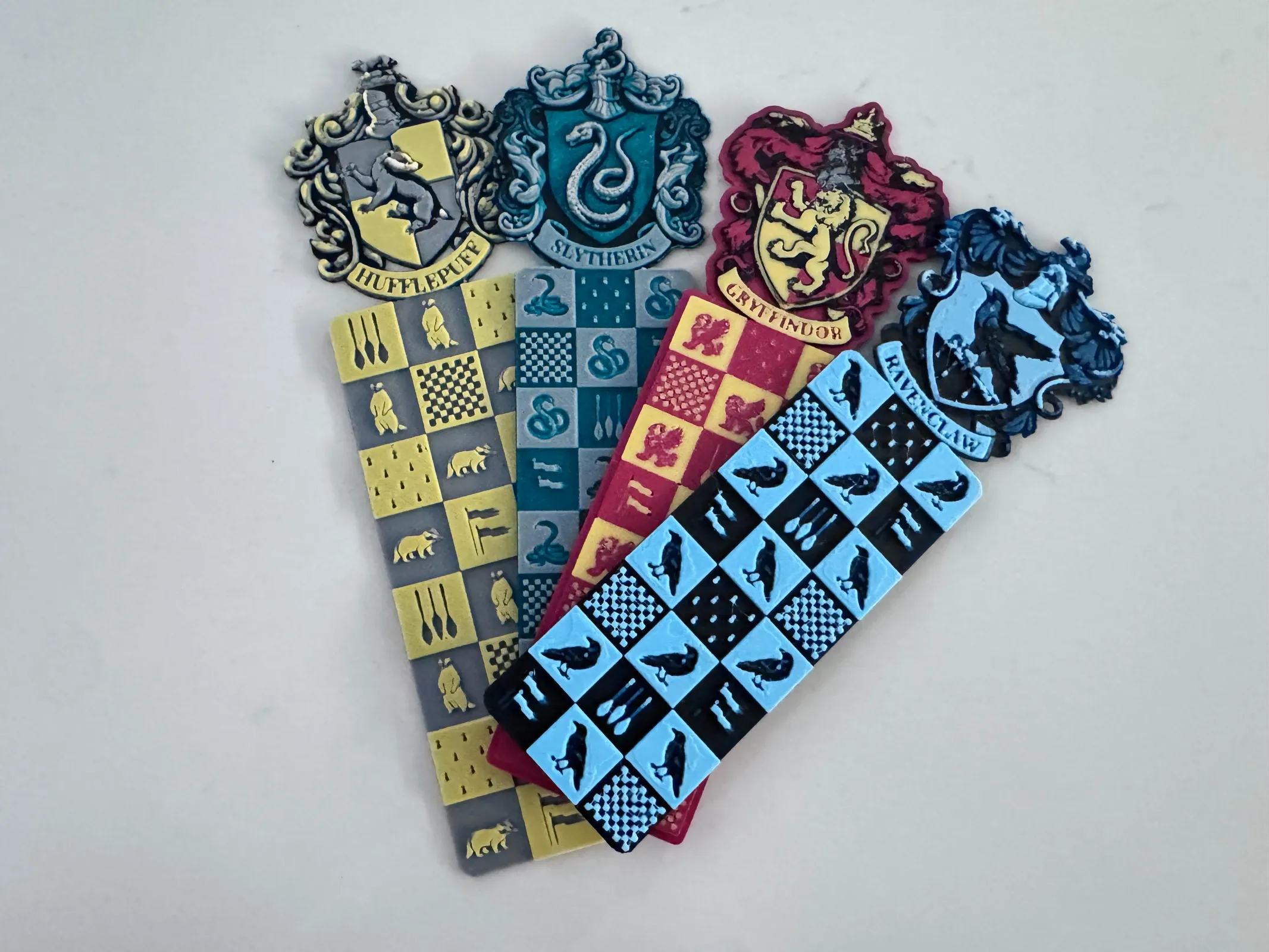 Harry Potter- Hogwarts House Bookmarks (HueForge)