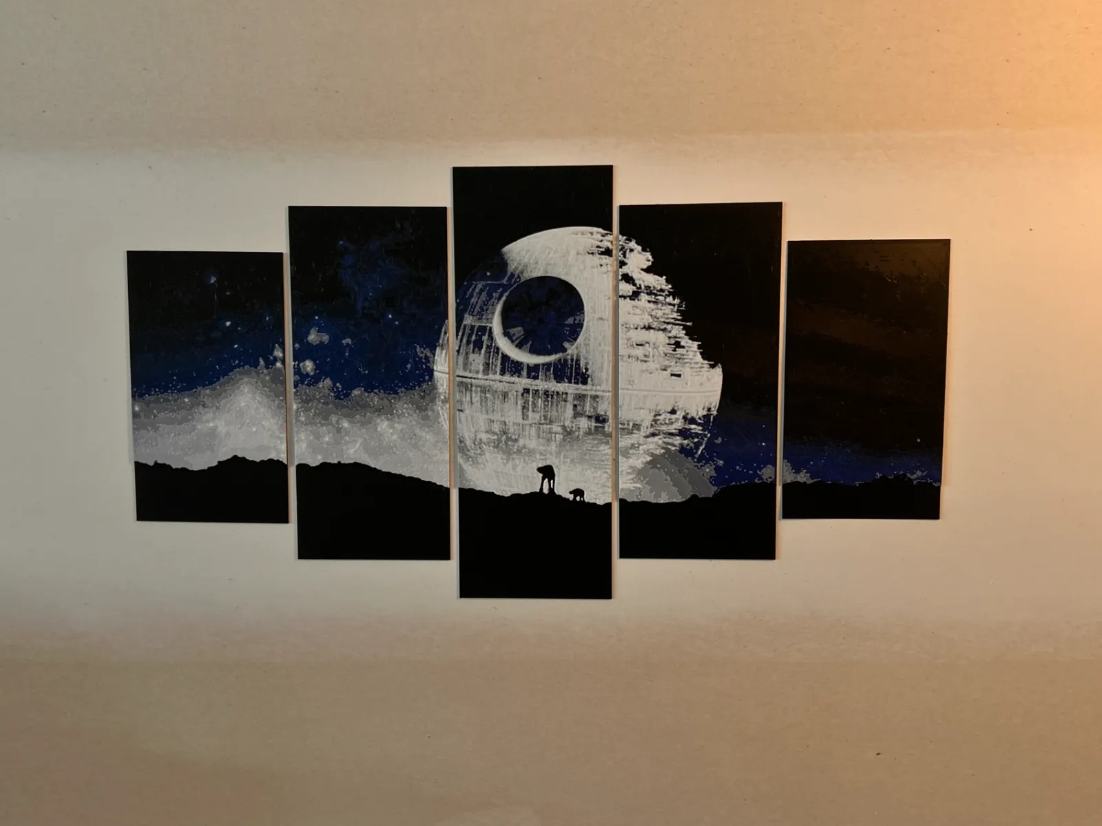 Star Wars Death Star Panel Mural