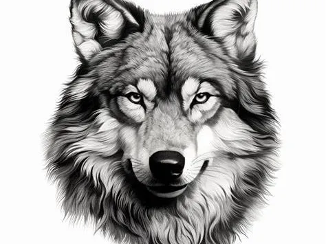 Wolf 4 color hueforge