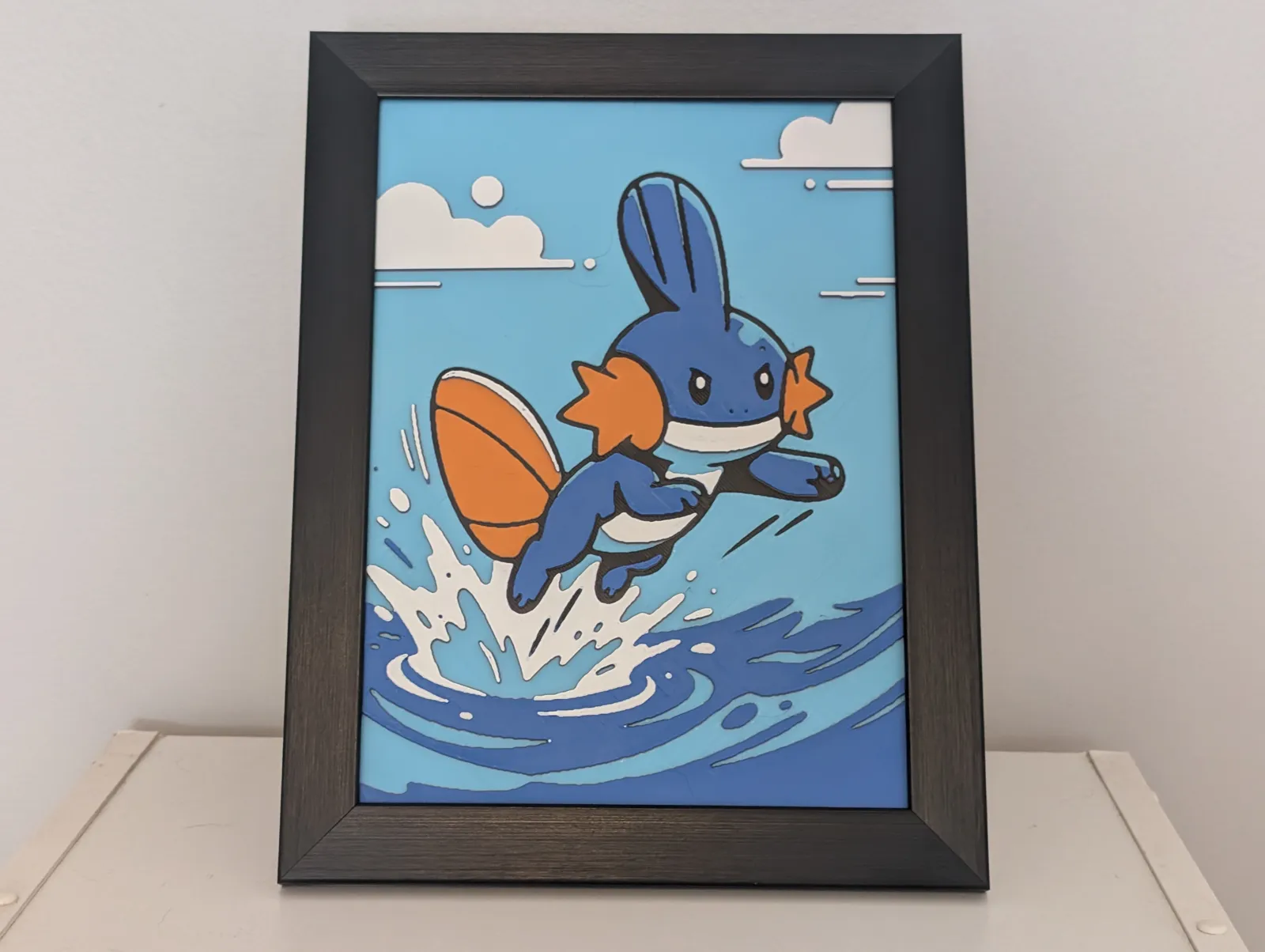 Mudkip Pokemon 150x200 (6x8) Hueforge