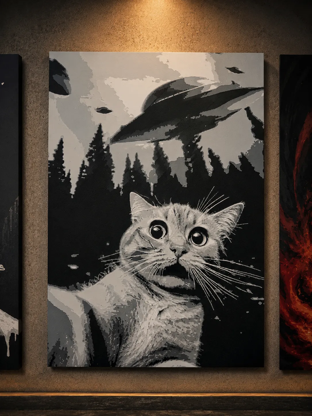 Ufo Cat - Hueforge