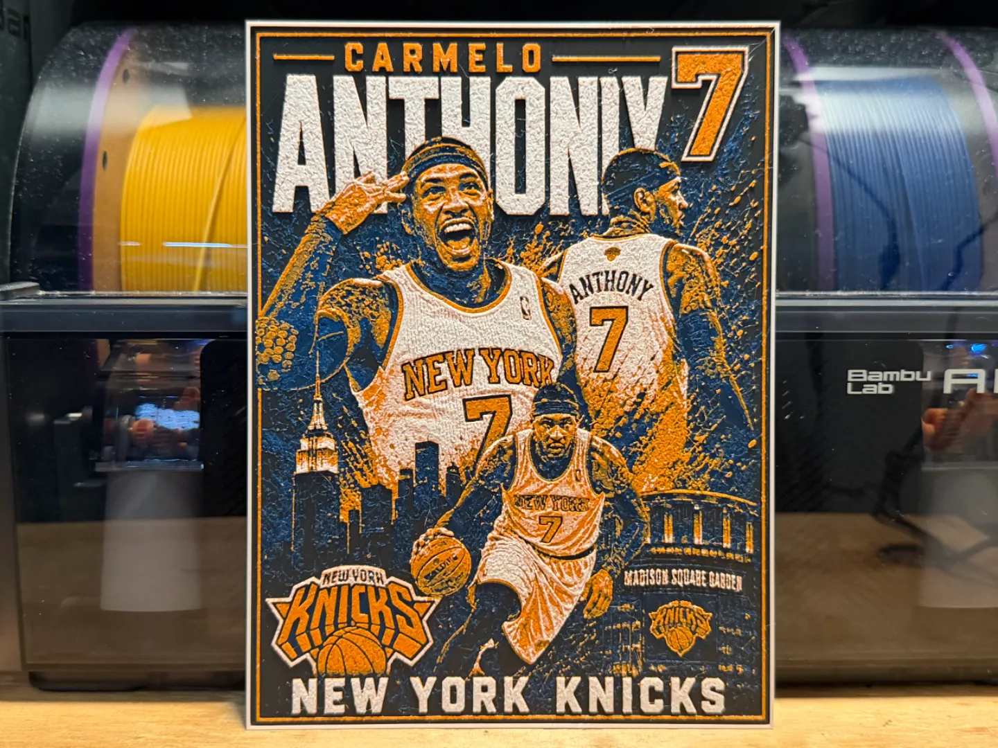 Carmelo Anthony Poster HueForge