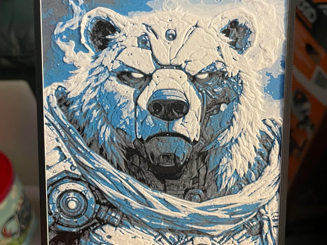 Cyborg Bear Hueforge