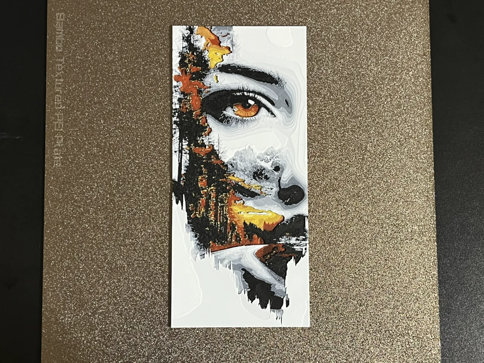 Autumn in Her Gaze Double Exposure Hueforge