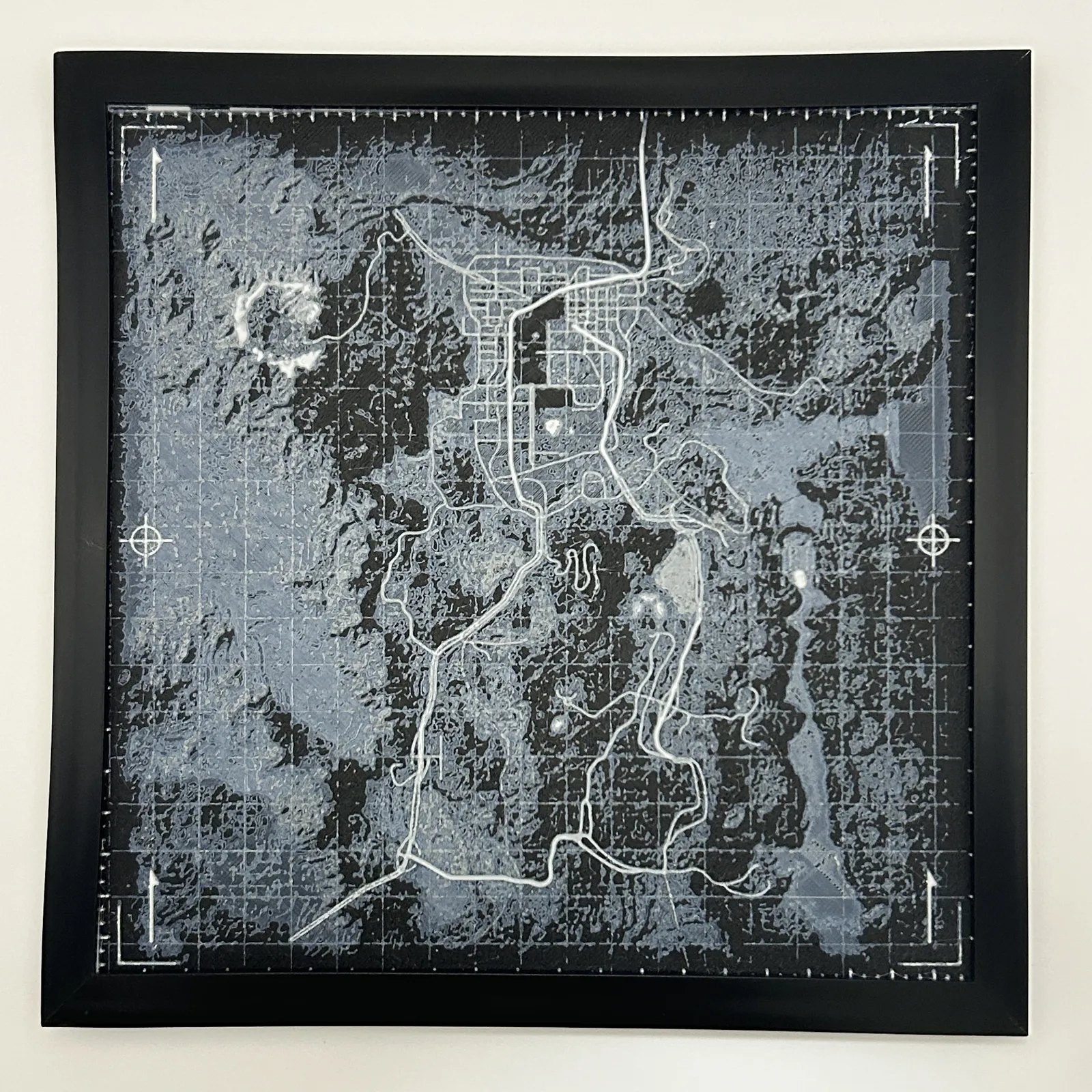 Fallout New Vegas World Map HueForge