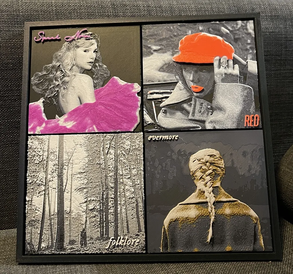 Red (Taylor's Version) Hueforge Print