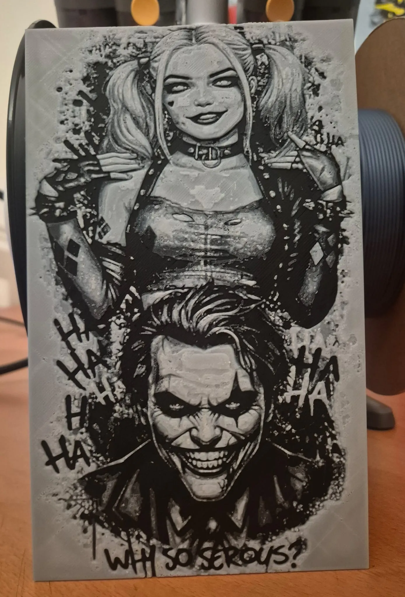 harley quinn and joker hueforge