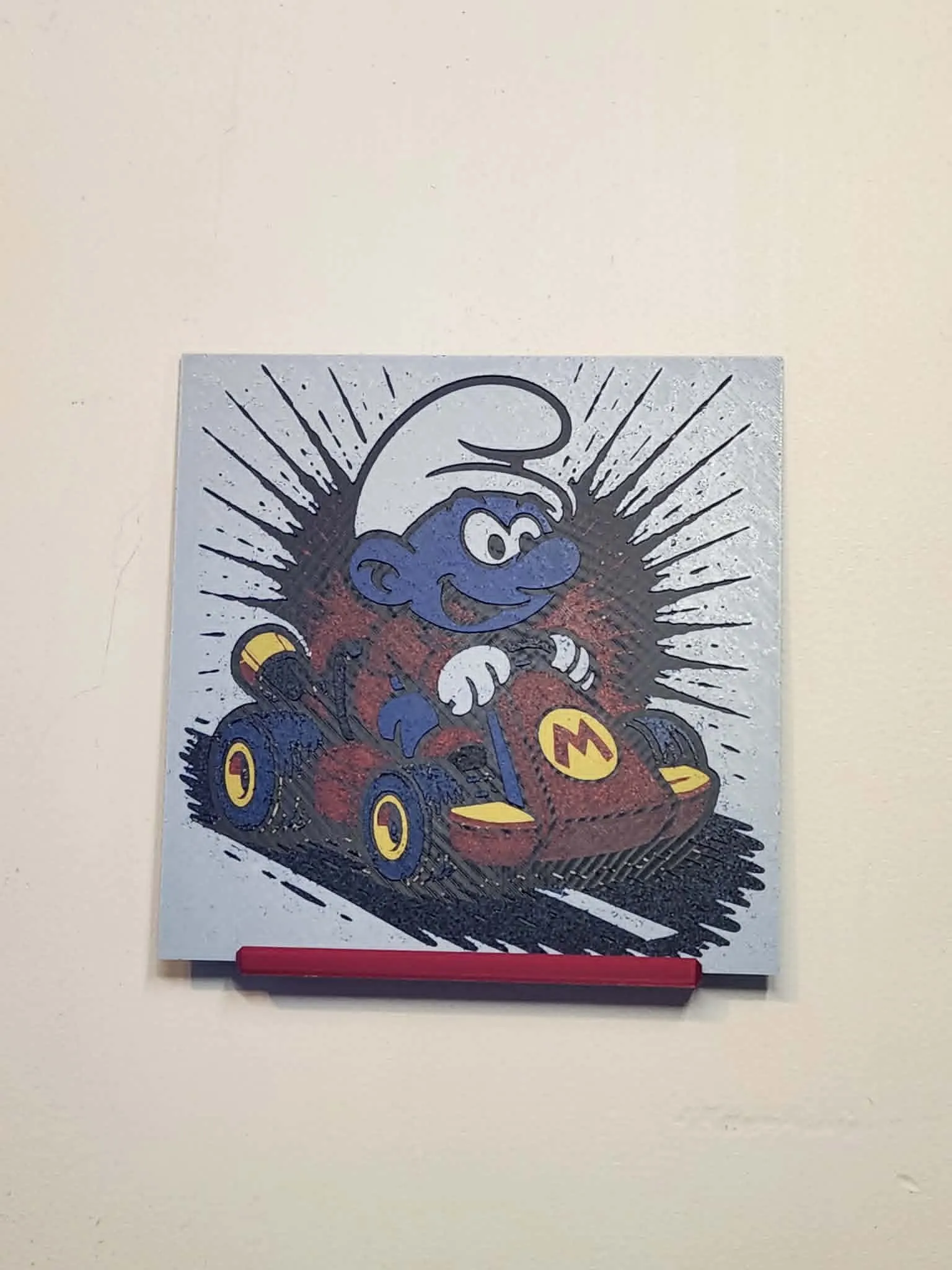Hueforge - Smurf in Kart