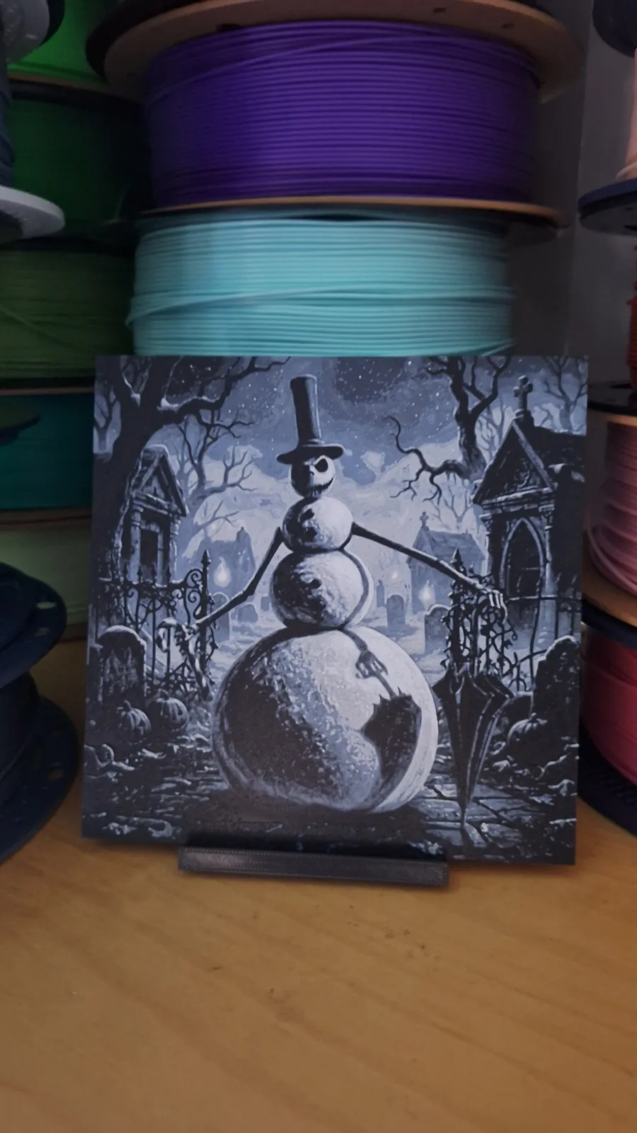 Jack Skellington Snowman - Filament Painting