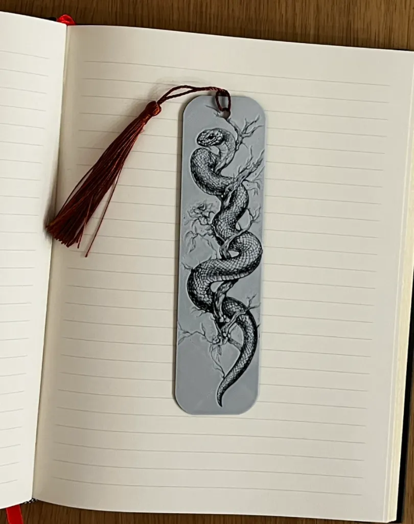 Snake Bookmark Hueforge Year of The Snake Gift