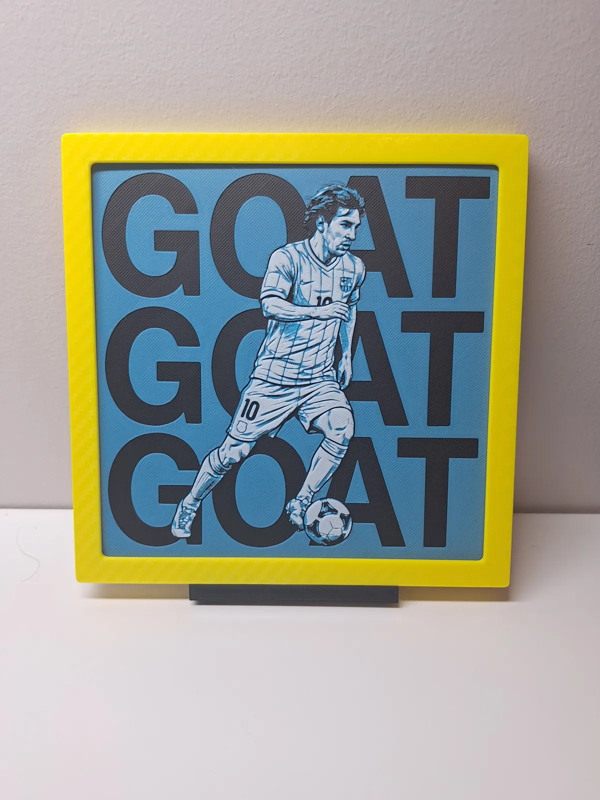 Messi Goat - 3 Colour Hueforge