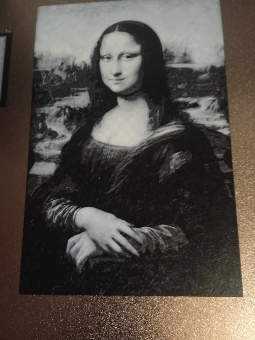 Mona Lisa hueforge