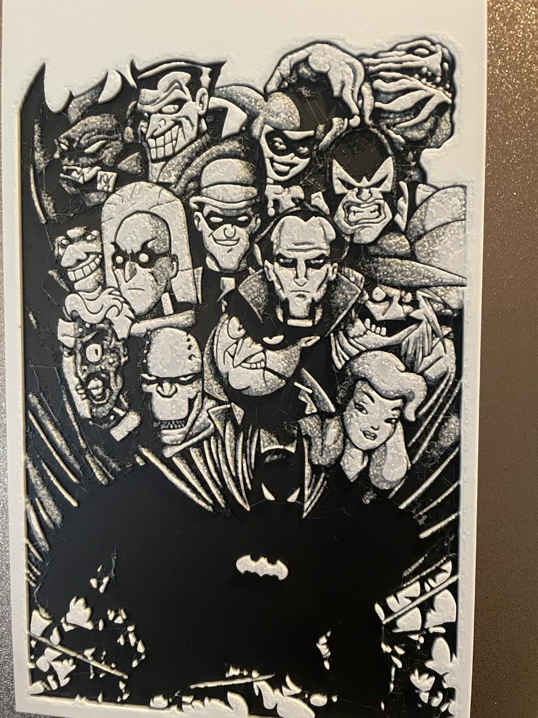 Batman Wall Art / Animated / DC / HueForge / 2d