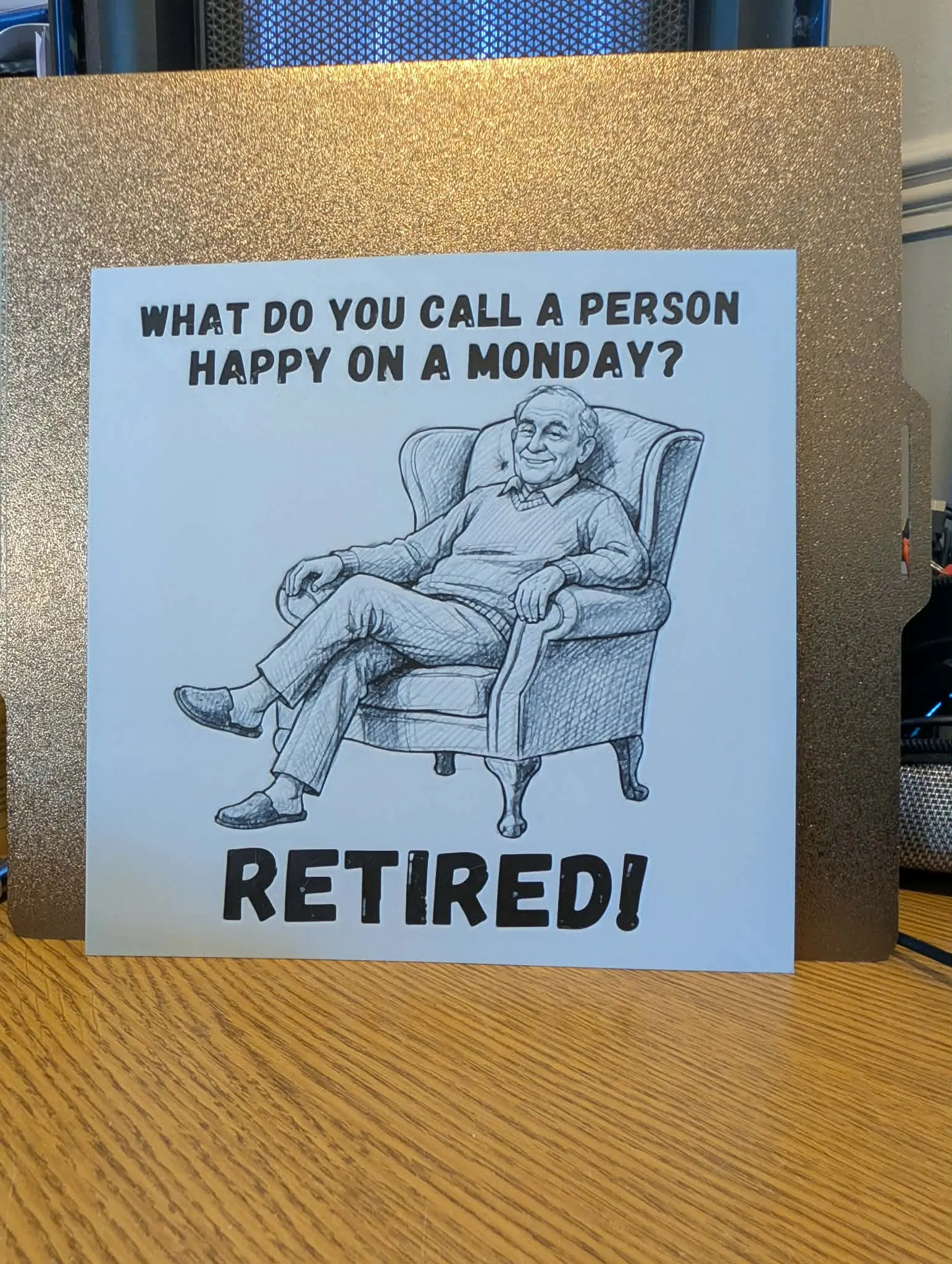 Happy Monday - Retired - Hueforge - 2 colours