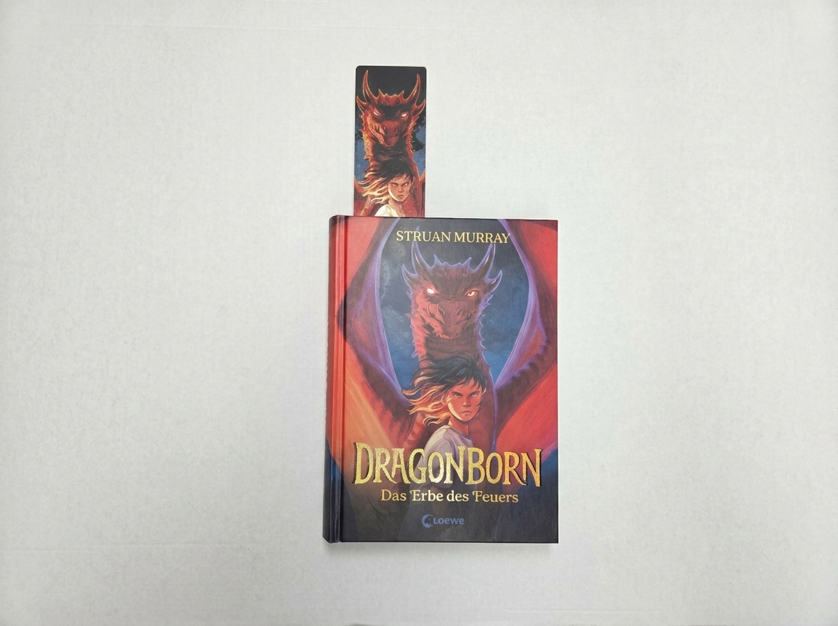 Dragenborn Lesezeichen erstes Buch HueForge Chroma