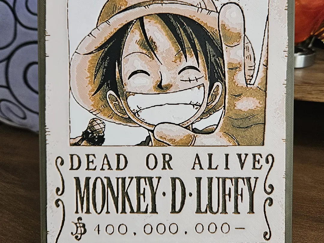 One Piece wanted posters - Monkey D. Luffy