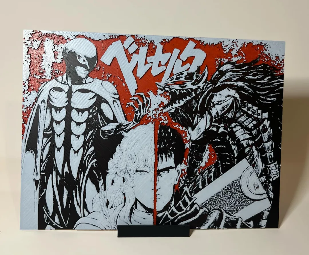 Berserk Guts and Griffith Hueforge
