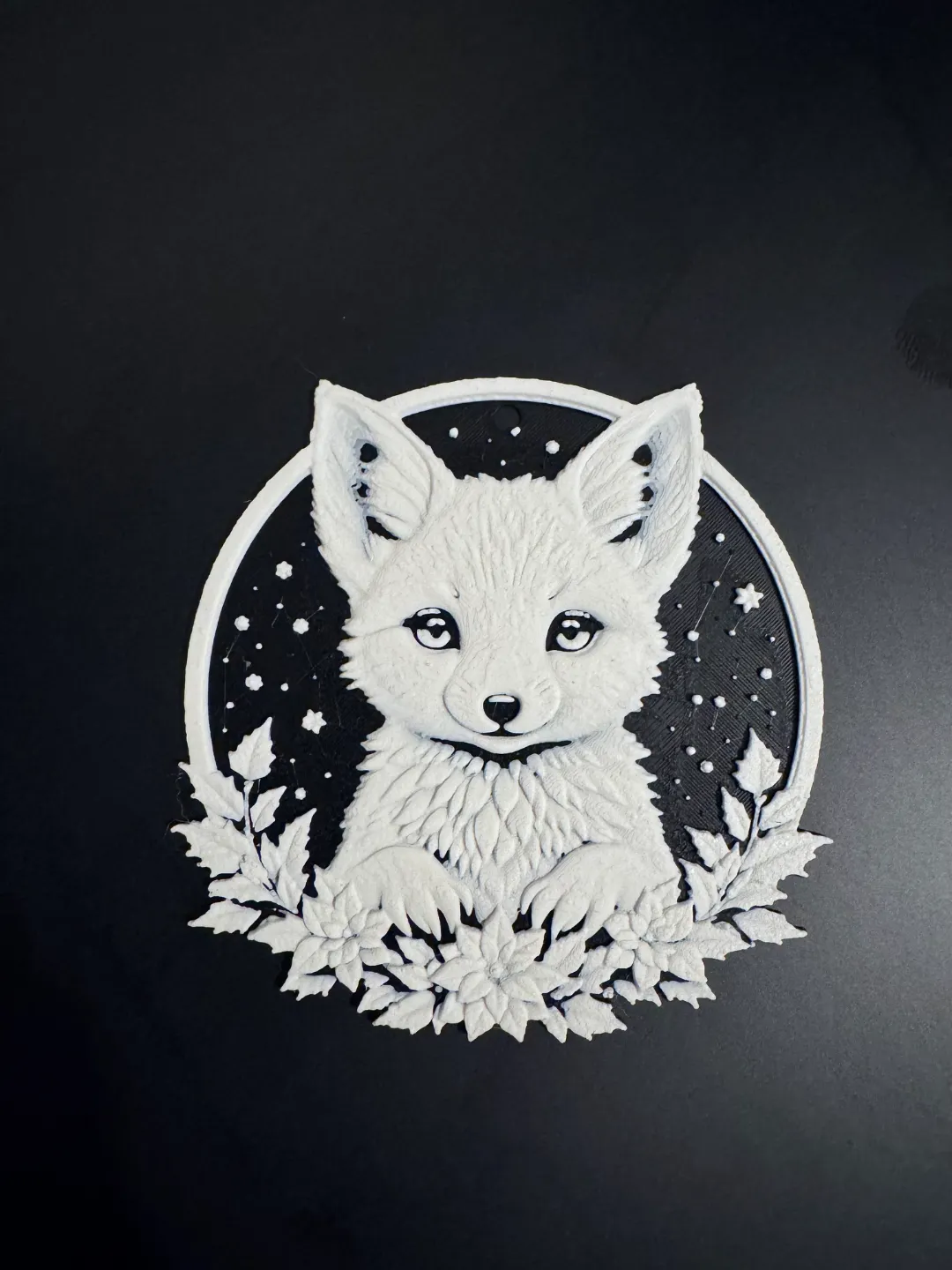 Christmas Artic Fox Decoration