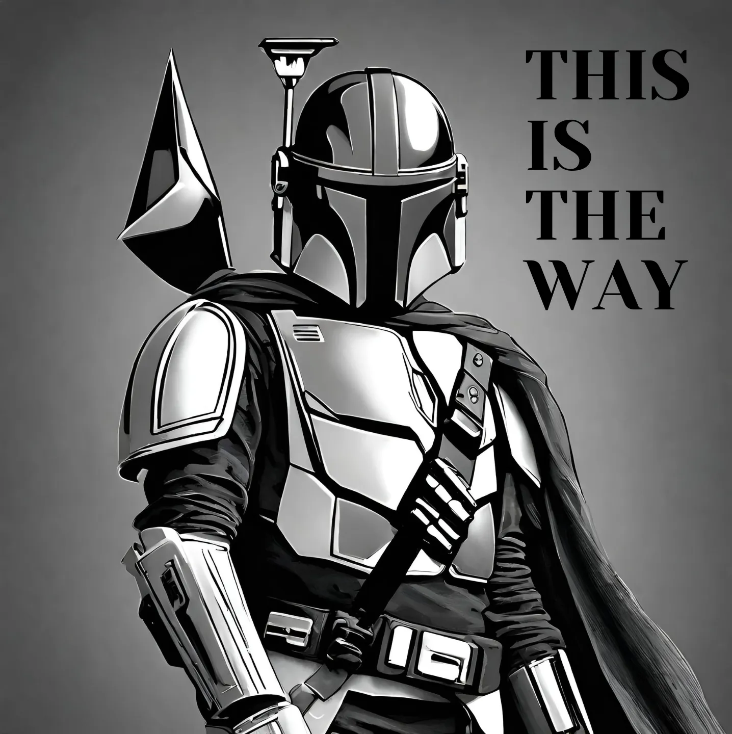 HueForge Mandalorian