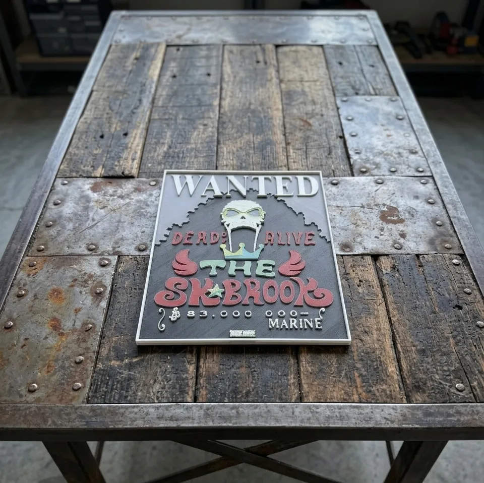 Brook Wanted Poster HueForge | No AMS 15x10cm