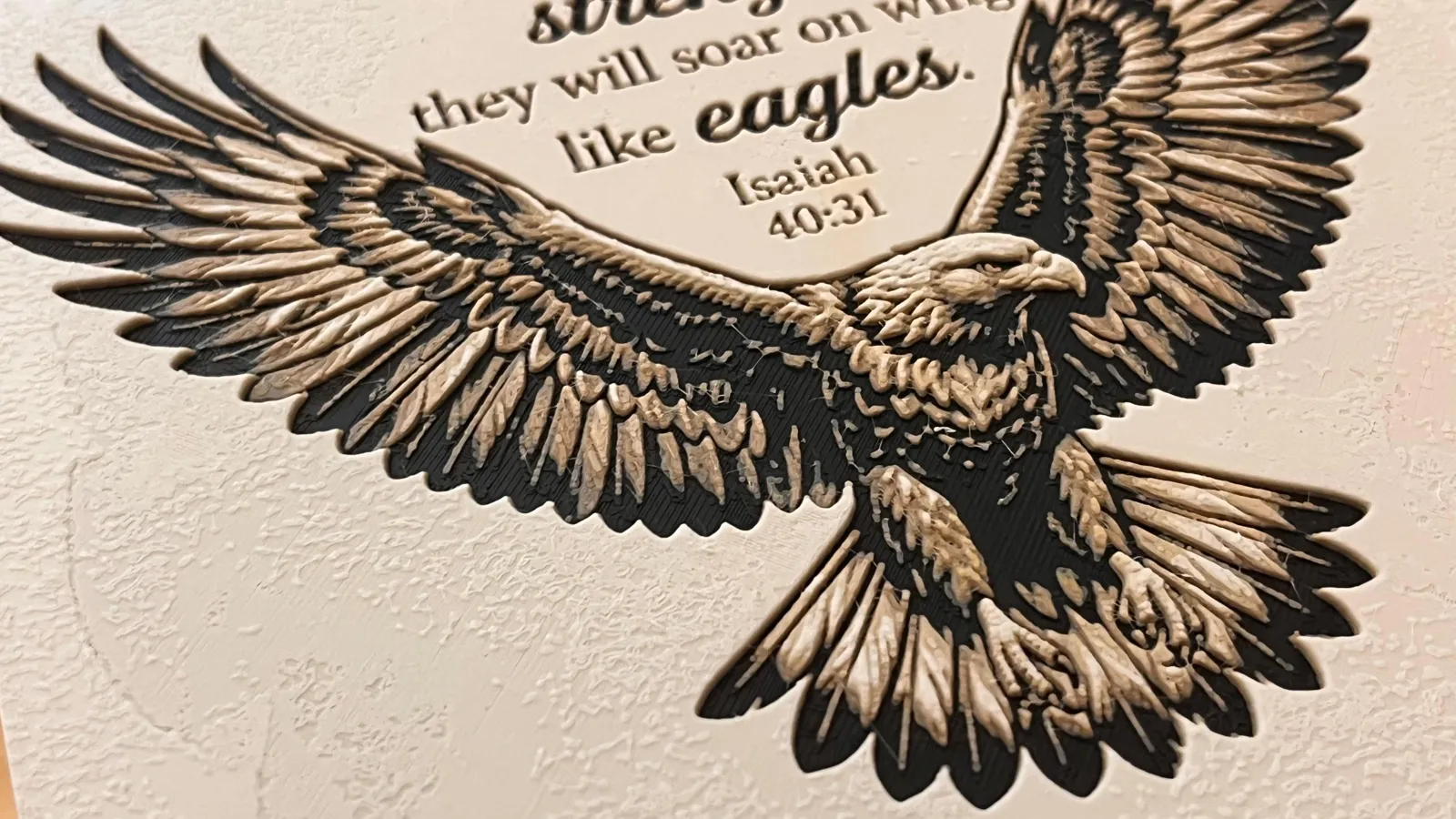 Isaiah 40:31 Bible Verse - HueForge Art (DE & EN)