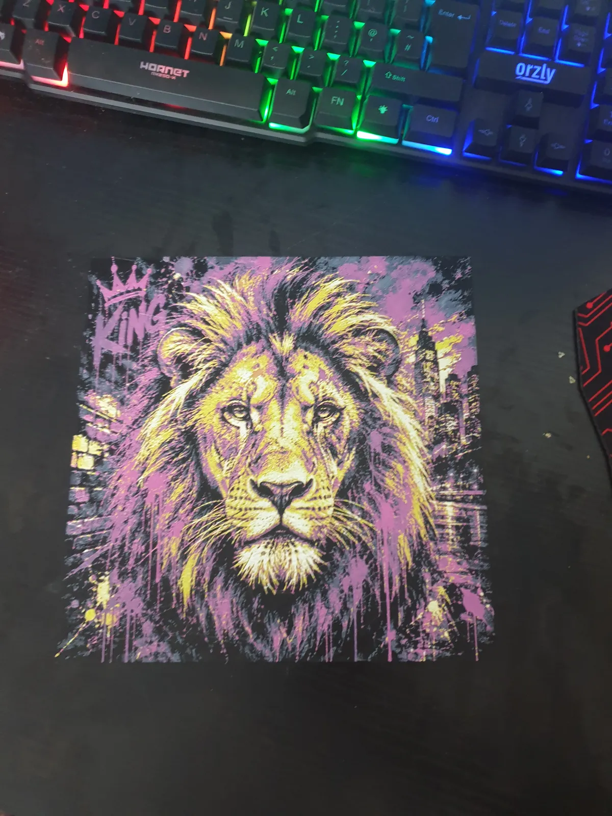 Graffiti King Lion – 5 Colour HueForge