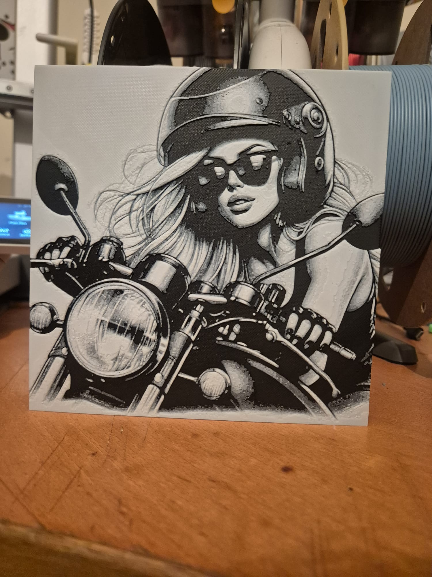 beauty and the bike hueforge
