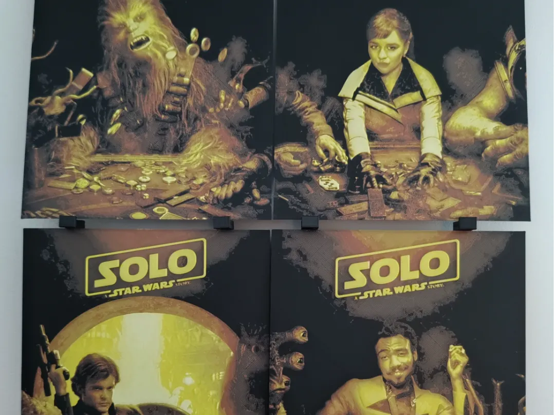 Solo Star Wars poster set - hueforge