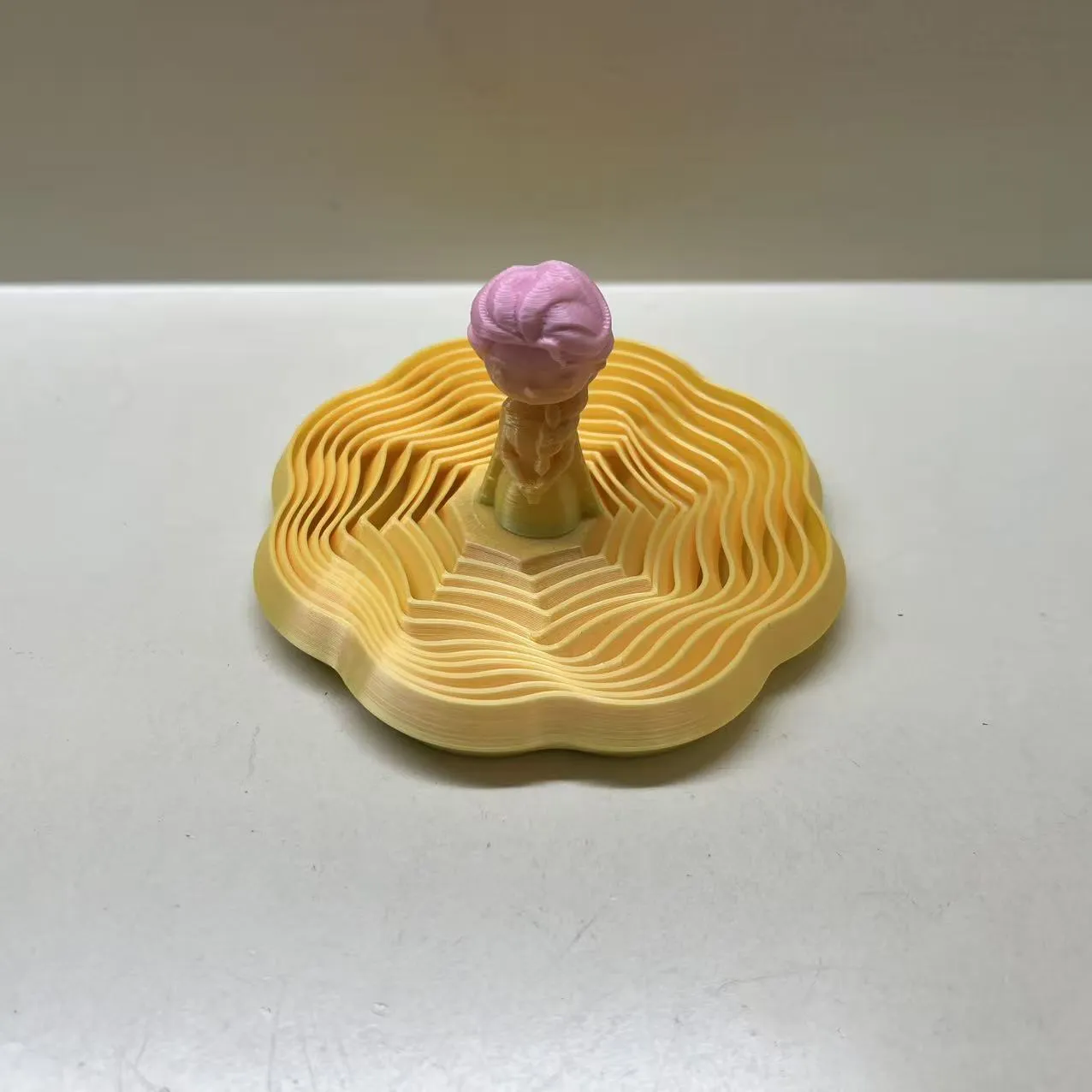 跳舞的艾莎公主-解压玩具萝卜塔-可动玩具儿童可活动玩具