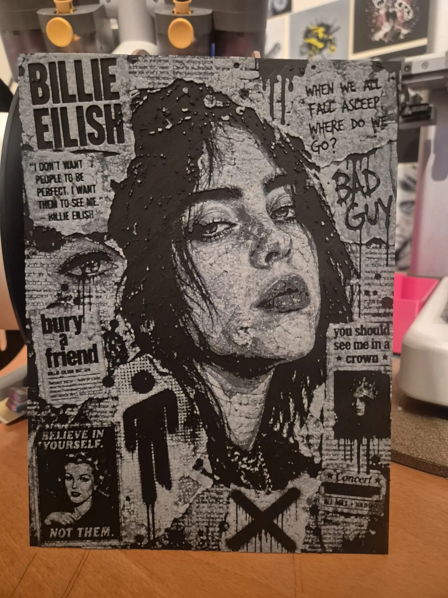 billie eilish newspaper