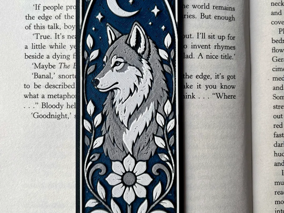 Wolf Bookmark