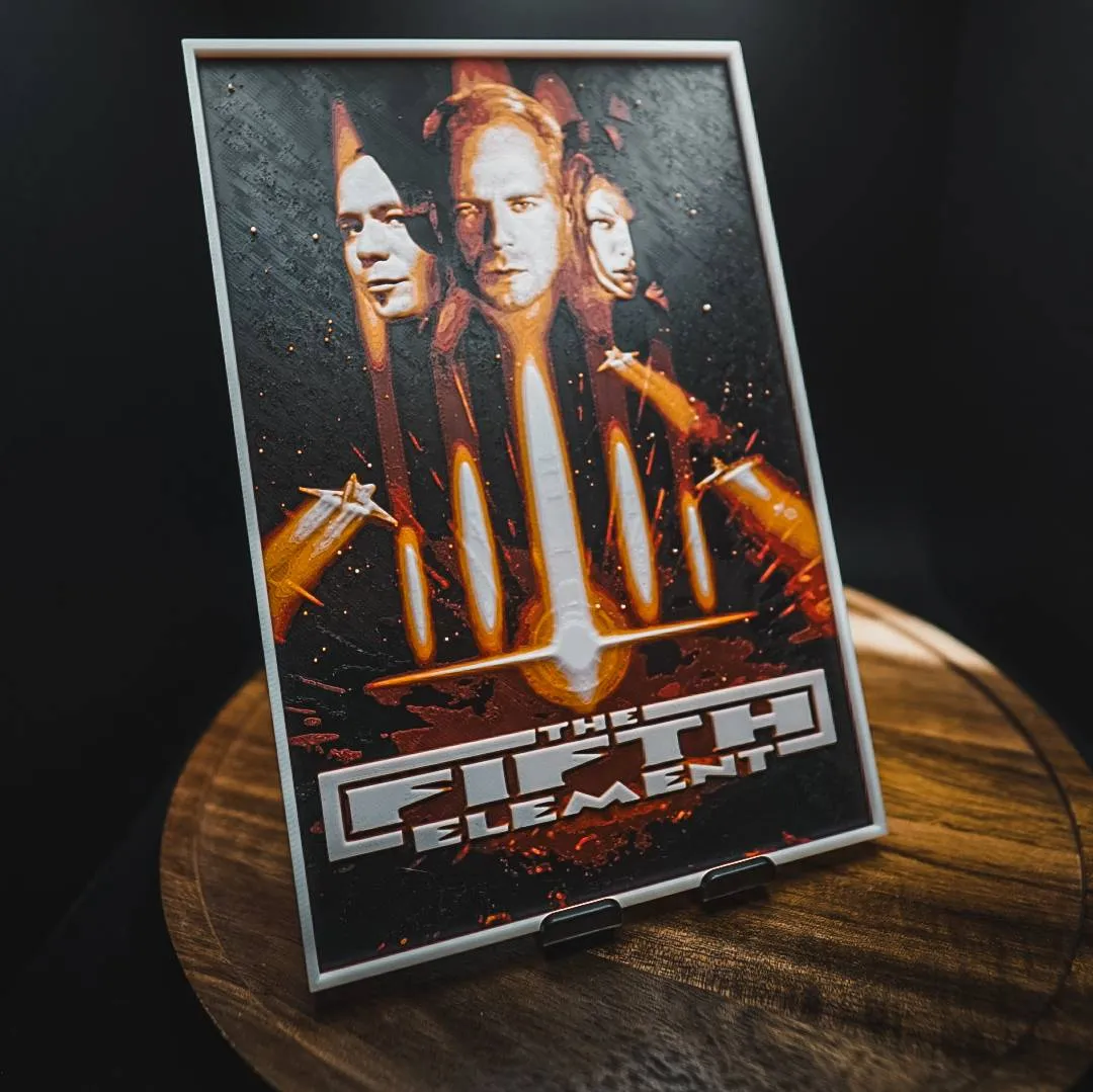 The Fifth Element (Movie Poster - HueForge)