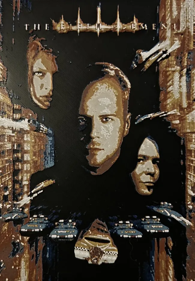 Hueforge Movie Poster - Fifth Element -