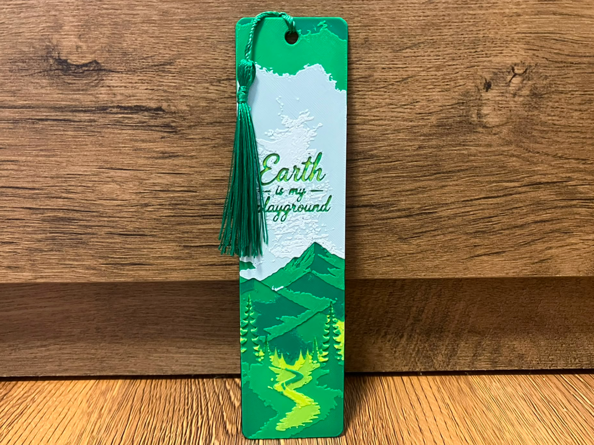 Earth is my playground bookmark