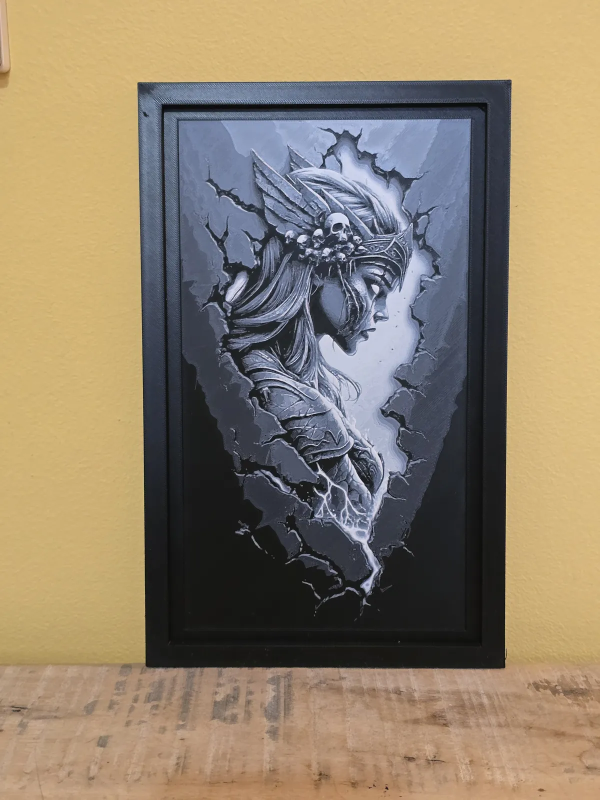 Valkyrie Warrior Wall Art & Frame Set