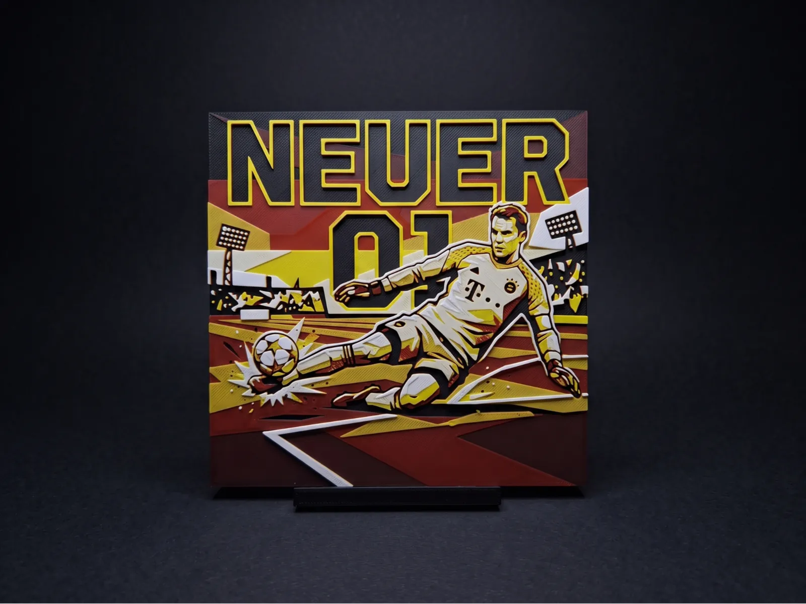 Manuel Neuer - Hueforge Wall Art
