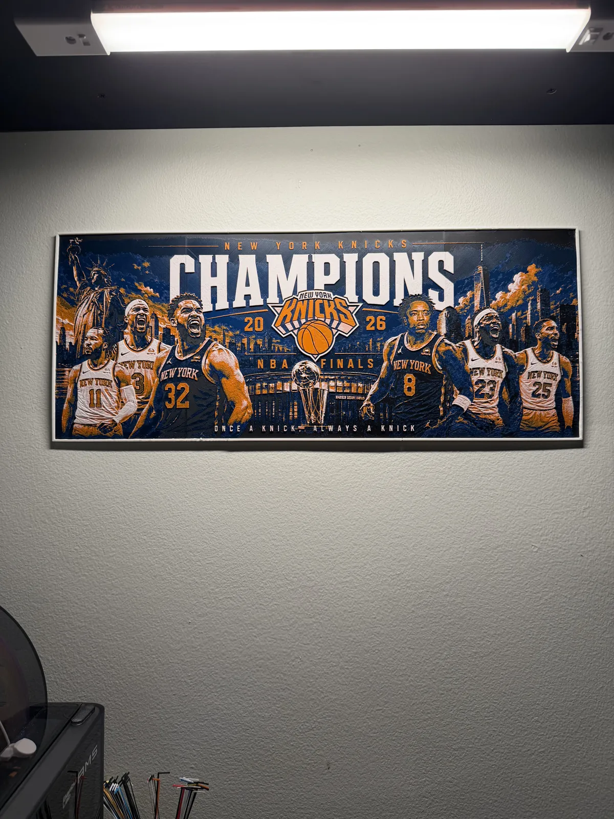 NY Knicks 2026 NBA Champions Multi Panel HueForge