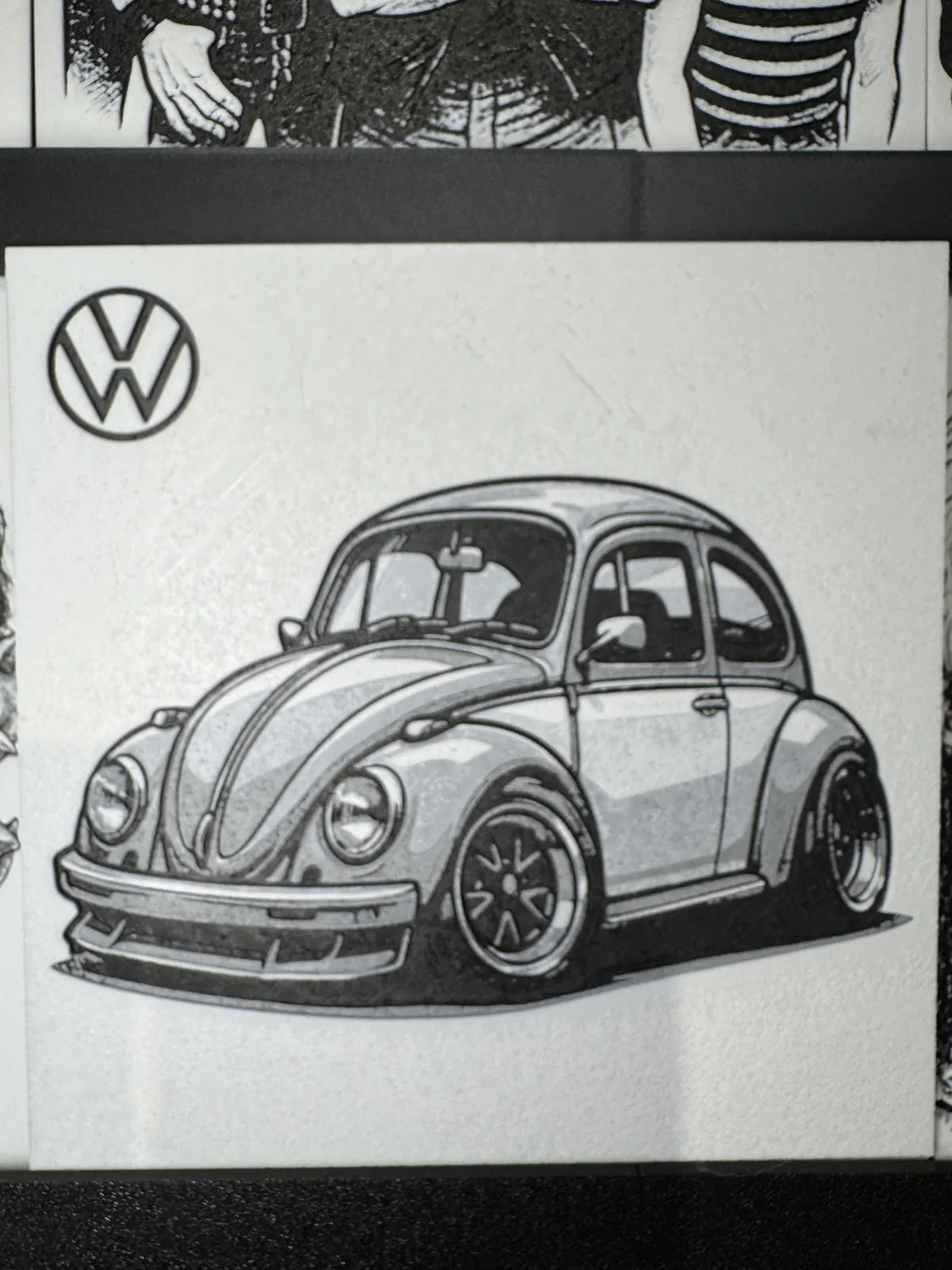 Hue Forge Karikatur VW Käfer