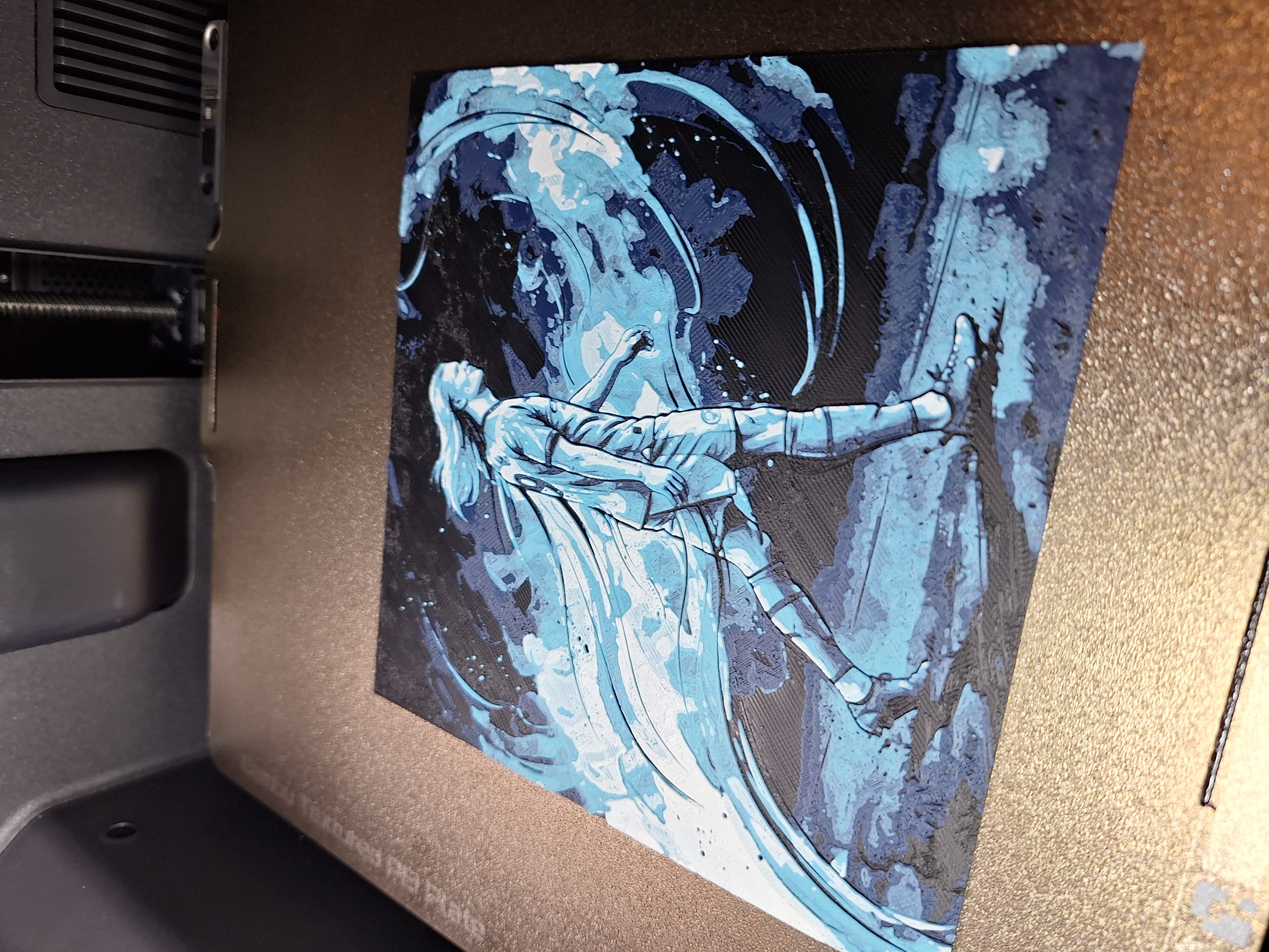 Haaland Flow - Hueforge Wall Art