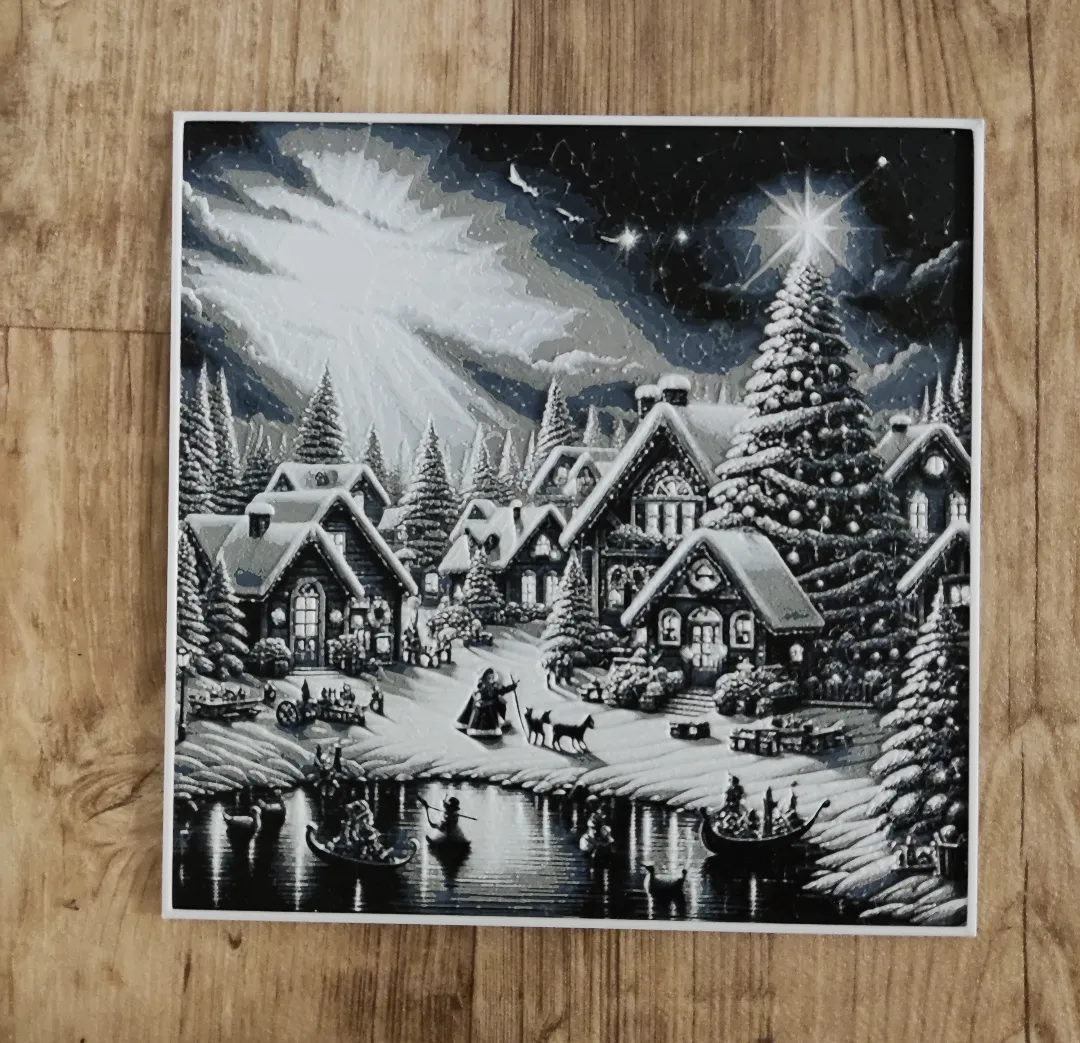 Christmas village hueforge