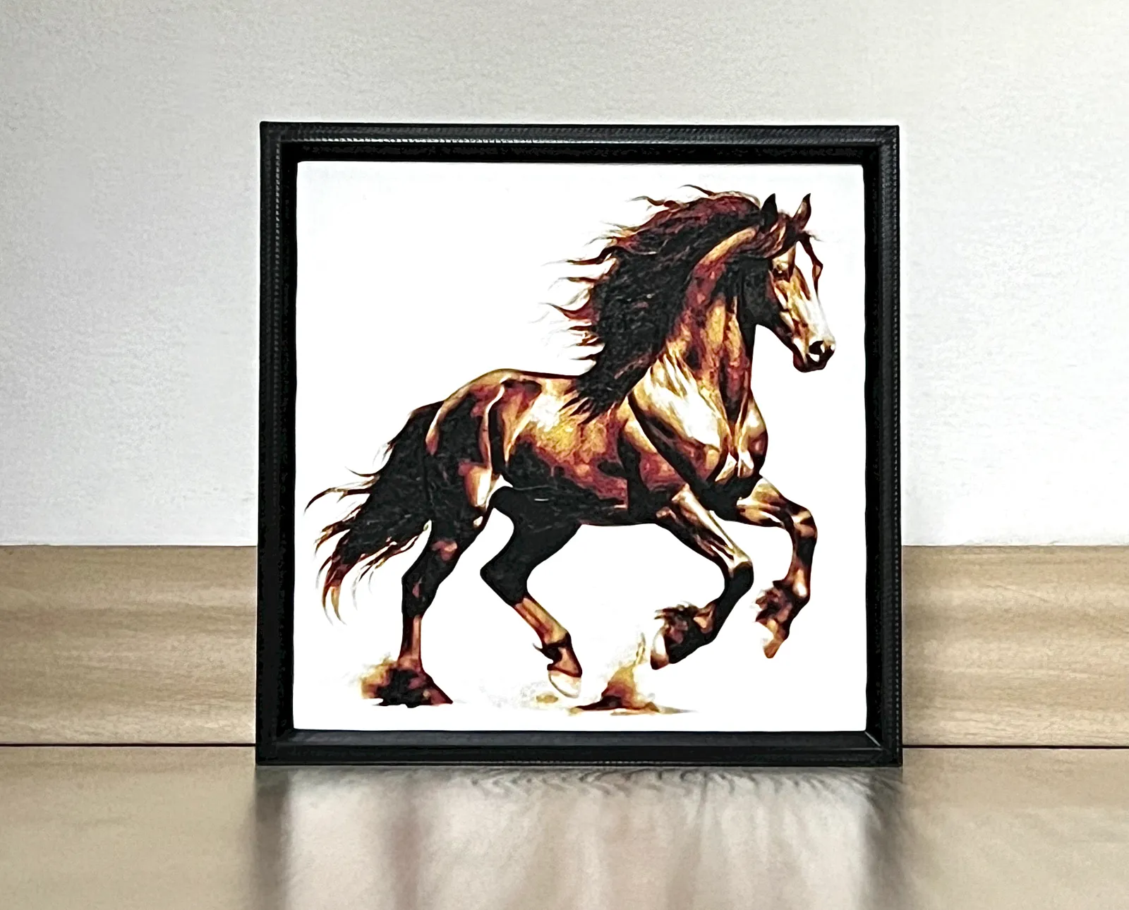 Hueforge Horse Fred-no Frame-Pferd-Fred O.Rahmen