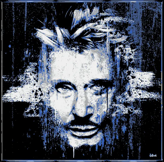Johnny Hallyday HueForge