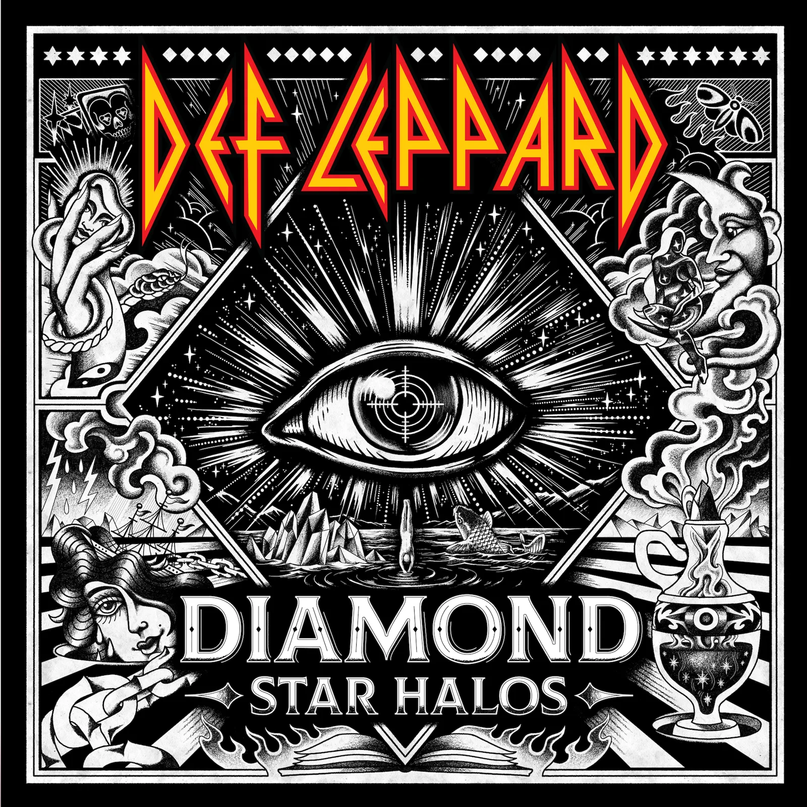 Def Leppard Daimond Star Halos Album HUEFORGE