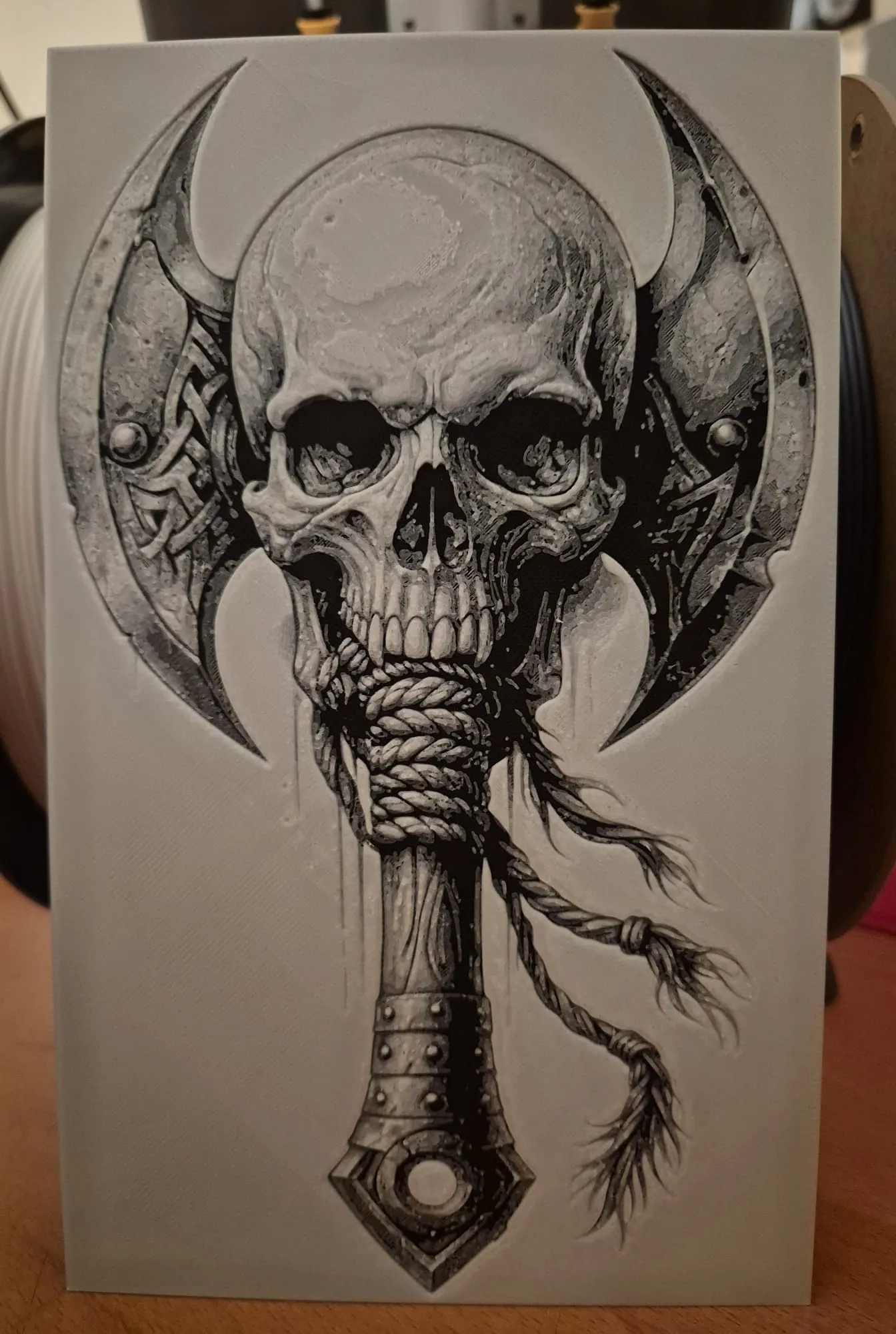 Skull Axe hueforge