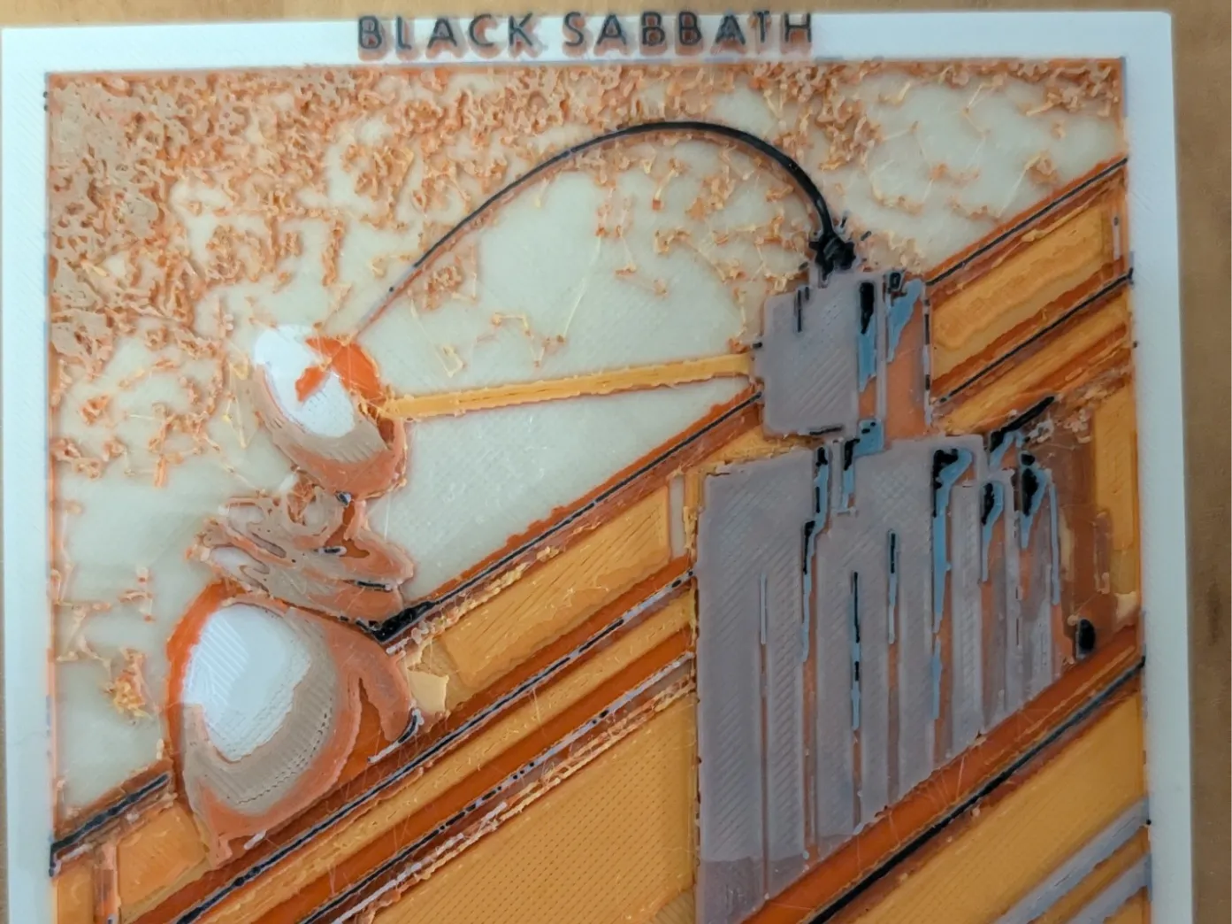 Black Sabbath - Technical Ecstasy - HueForge Art