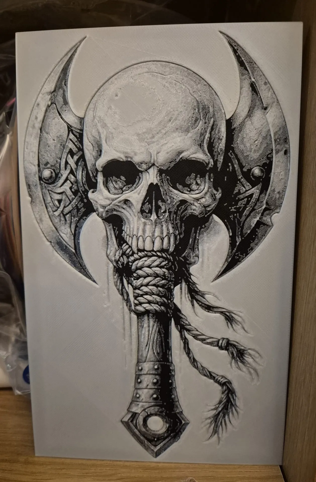 Skull Axe hueforge