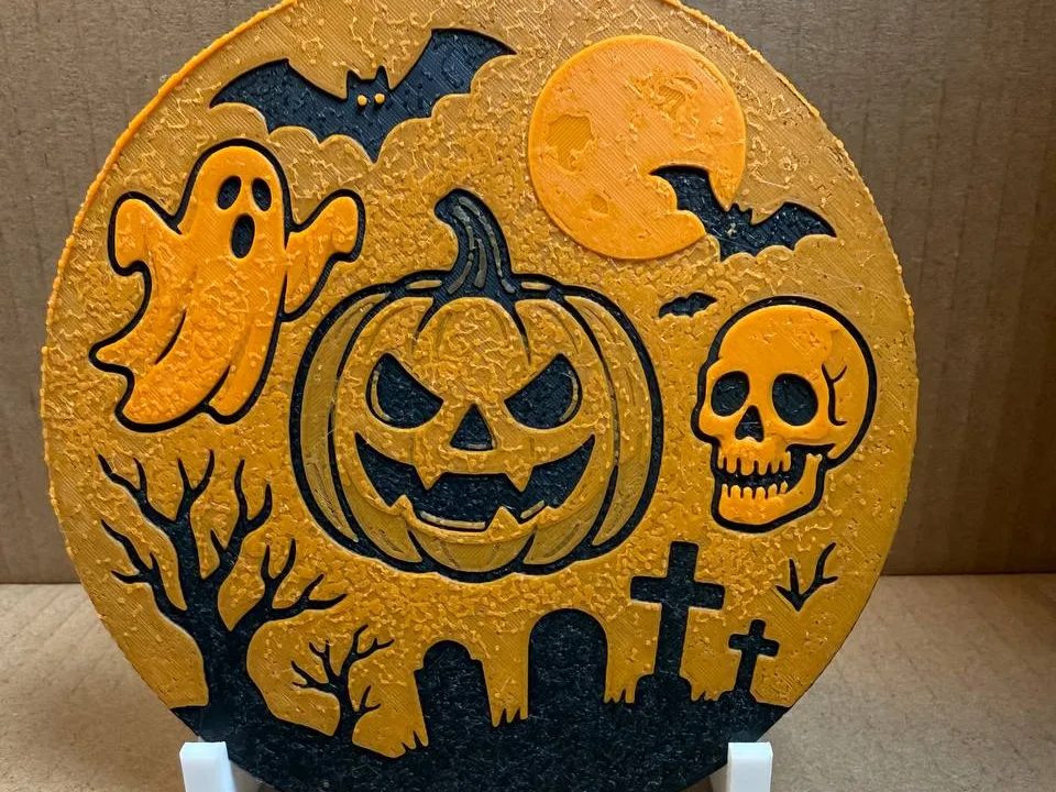 Coasters halloween hueforge