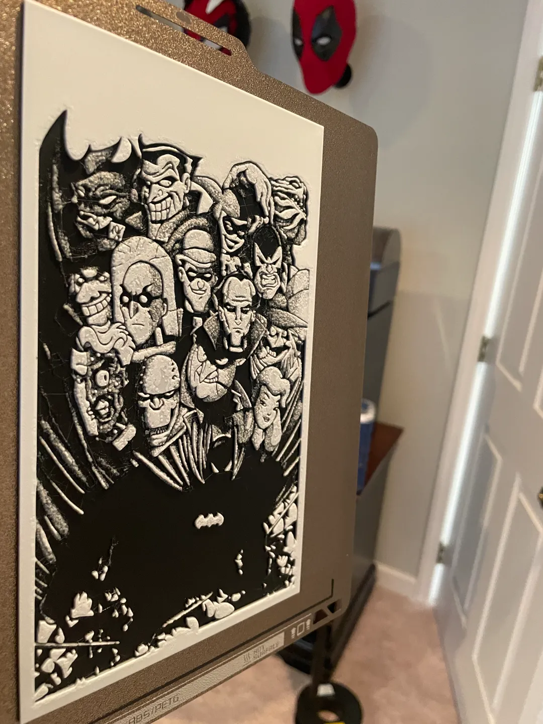 Batman Wall Art / Animated / DC / HueForge / 2d