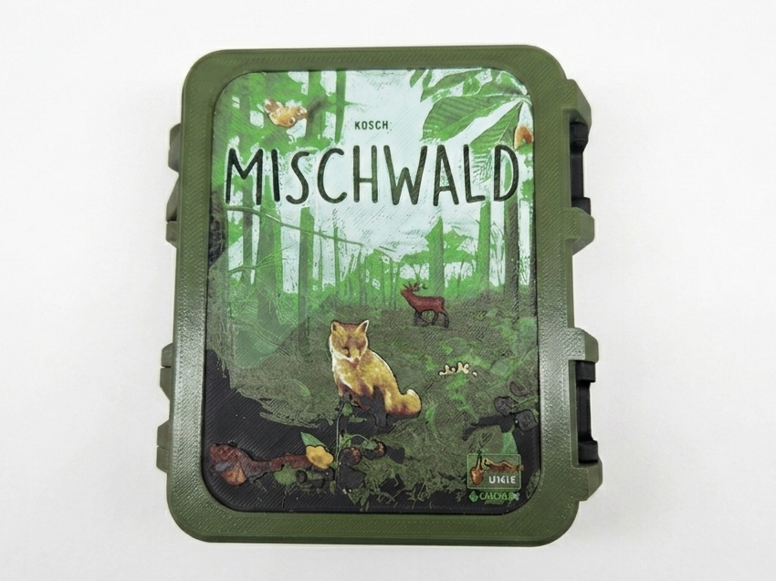 Mischwald Kartenspielbox SnapLock HueForge